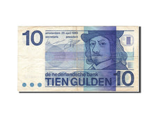 Netherlands, 10 Gulden, 1966-1972, KM:91b, 1968-04-25, VG(8-10)