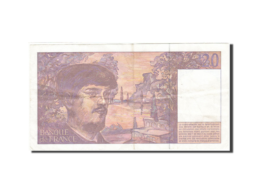 Banknote, France, 20 Francs, 1980, 1997, EF(40-45), Fayette:66 ter.2, KM:151i