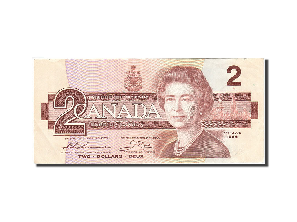 Banknote, Canada, 2 Dollars, 1986-1991, 1986, KM:94a, EF(40-45)