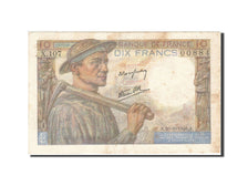 Banknote, France, 10 Francs, 1941, 1946-09-26, EF(40-45), Fayette:8.15, KM:99e