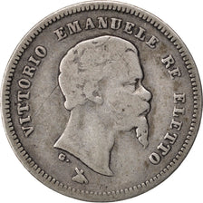 ITALIAN STATES, 50 Centesimi, 1860, Florence, KM #11, VF(20-25), Silver, 18,...