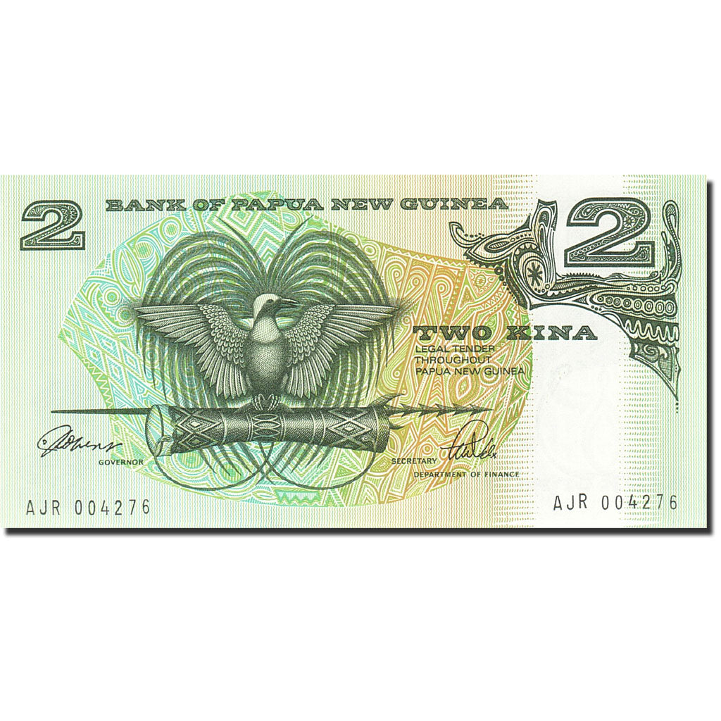 Banknote, Papua New Guinea, 2 Kina, 1992-1993, Undated (1992), KM:12a