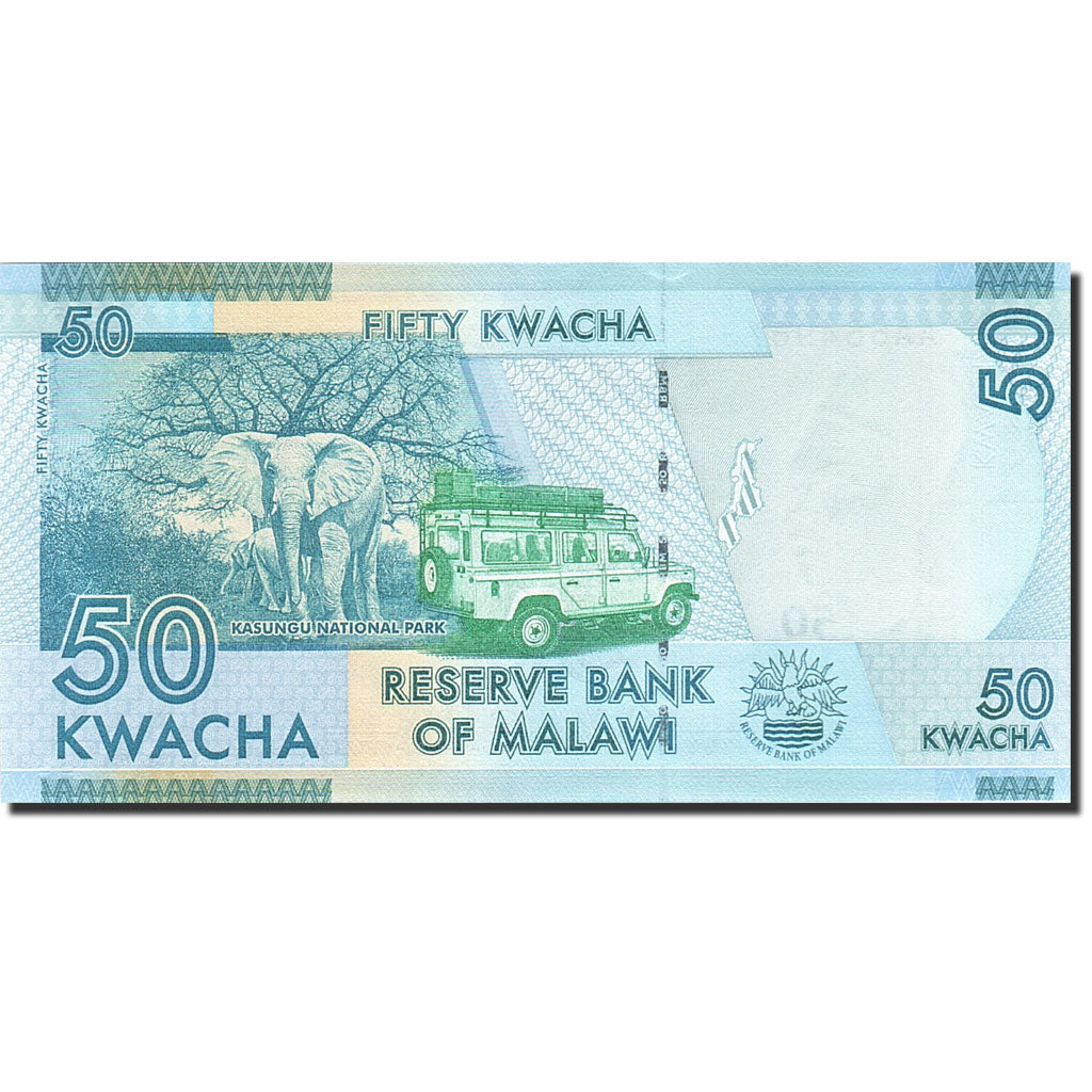 Banknote, Malawi, 50 Kwacha, 2012, 2012-01-01, KM:58, UNC(65-70)