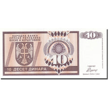 Geldschein, Bosnia - Herzegovina, 10 Dinara, 1992-1993, 1992, KM:133a, UNZ