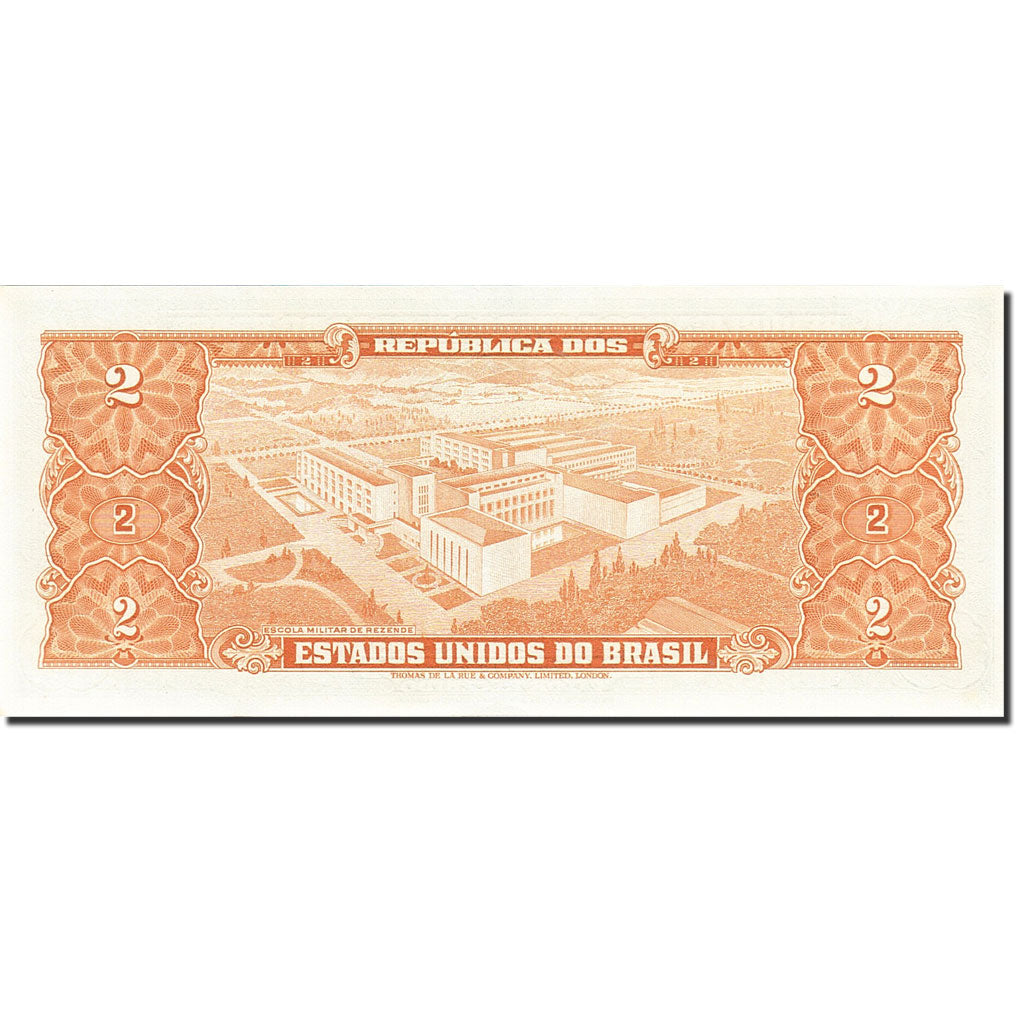 Brazil, 2 Cruzeiros, 1953-1959, KM:151a, Undated (1954-1958), UNC(65-70)