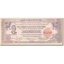 Banknote, Philippines, 2 Pesos, 1942, 1942, KM:S647A, UNC(63)