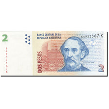 Banknote, Argentina, 2 Pesos, 1997-2000, Undated (1997-2002), KM:346, UNC(65-70)