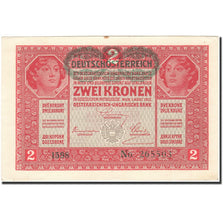 Geldschein, Österreich, 2 Kronen, 1919, 1917-03-01, KM:50, VZ+
