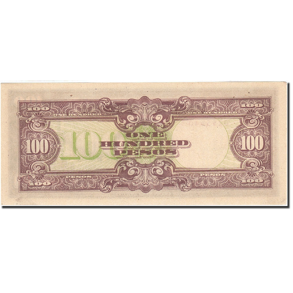 Banknote, Philippines, 100 Pesos, 1944, 1944, KM:112a, UNC(60-62)
