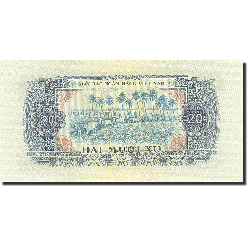 Banconote, Vietnam del Sud, 20 Xu, 1966, KM:38a, 1966, FDS