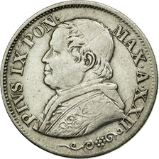 Moneta, STATI ITALIANI, PAPAL STATES, Pius IX, 10 Soldi, 50 Centesimi, 1867