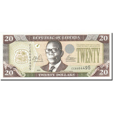 Liberia, 20 Dollars, 1999, KM:23c, 2003, UNC(65-70)