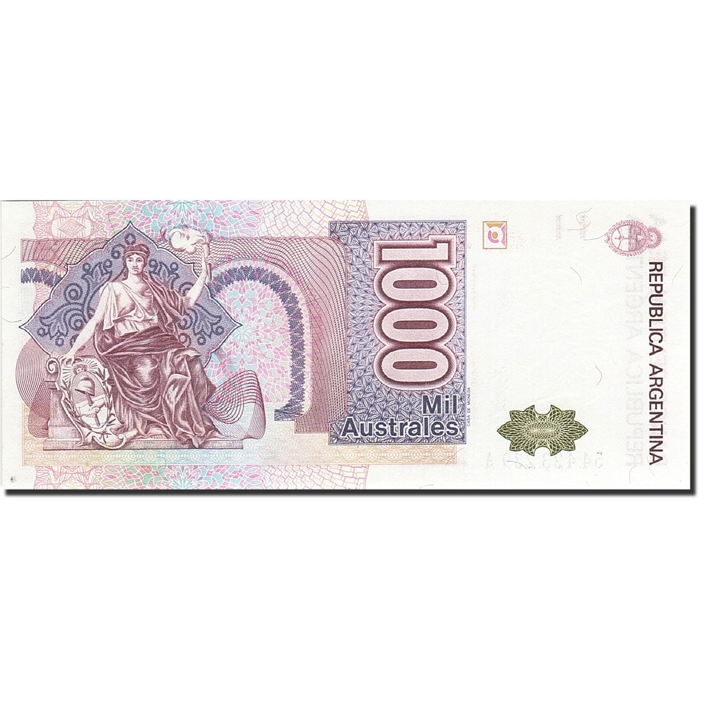 Banknote, Argentina, 1000 Australes, 1985-1991, Undated (1988-1990), KM:329a