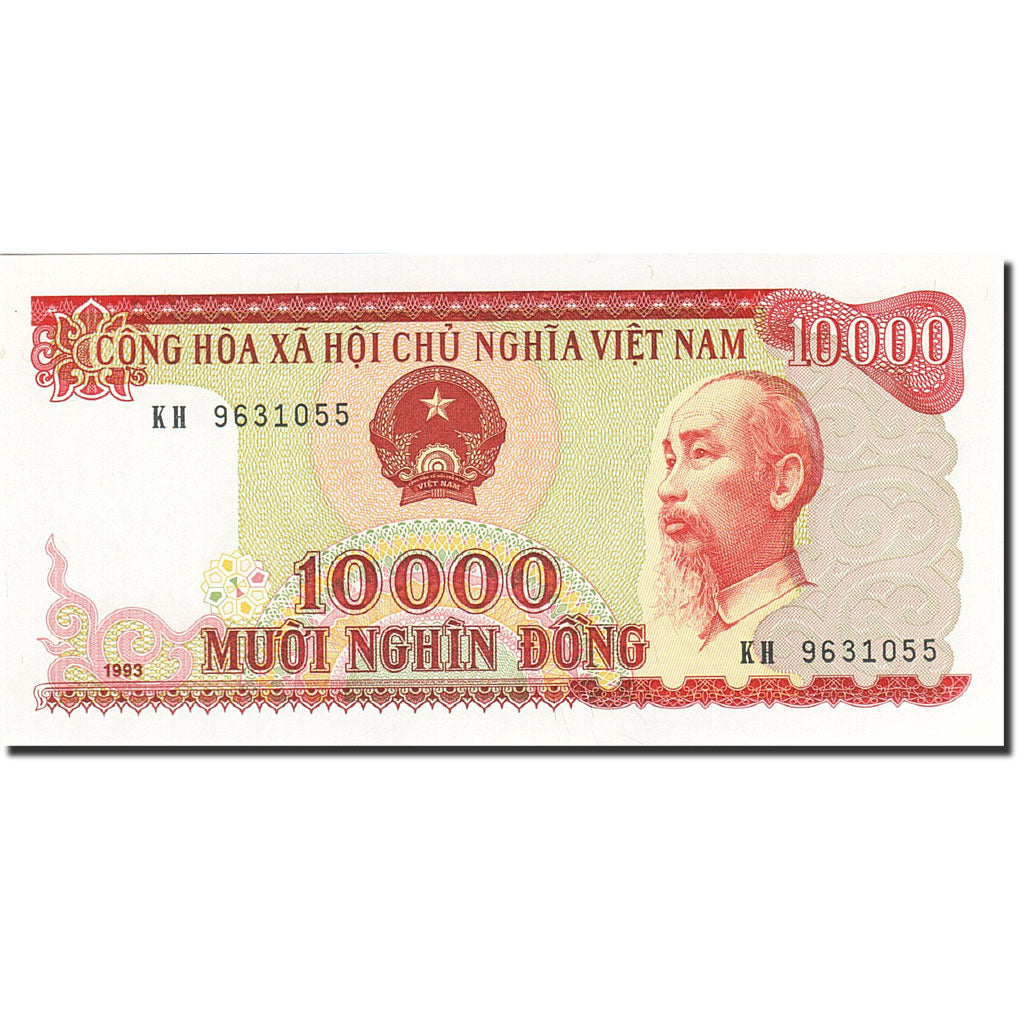 Banknote, Vietnam, 10,000 D<ox>ng, 1988-1991, 1990, KM:109a, UNC(65-70)