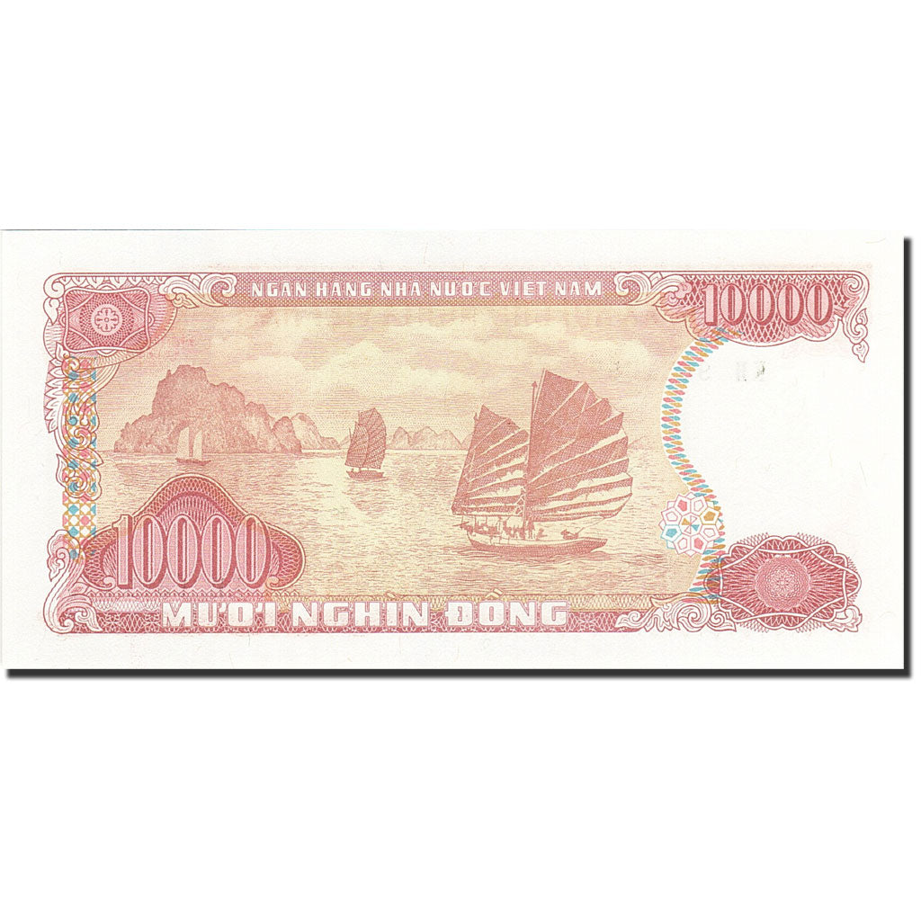 Banknote, Vietnam, 10,000 D<ox>ng, 1988-1991, 1990, KM:109a, UNC(65-70)