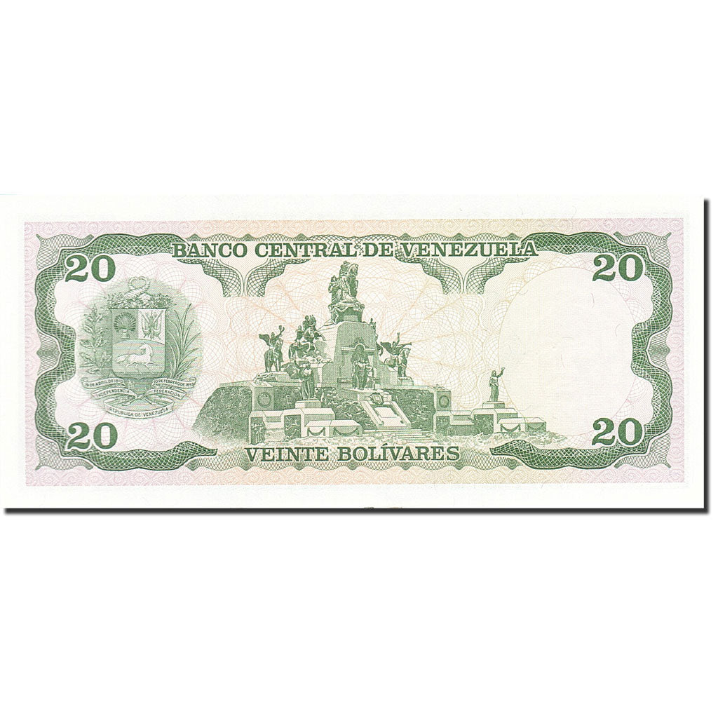 Banknote, Venezuela, 20 Bolivares, 1980-1981, 1995-06-05, KM:63e, UNC(65-70)