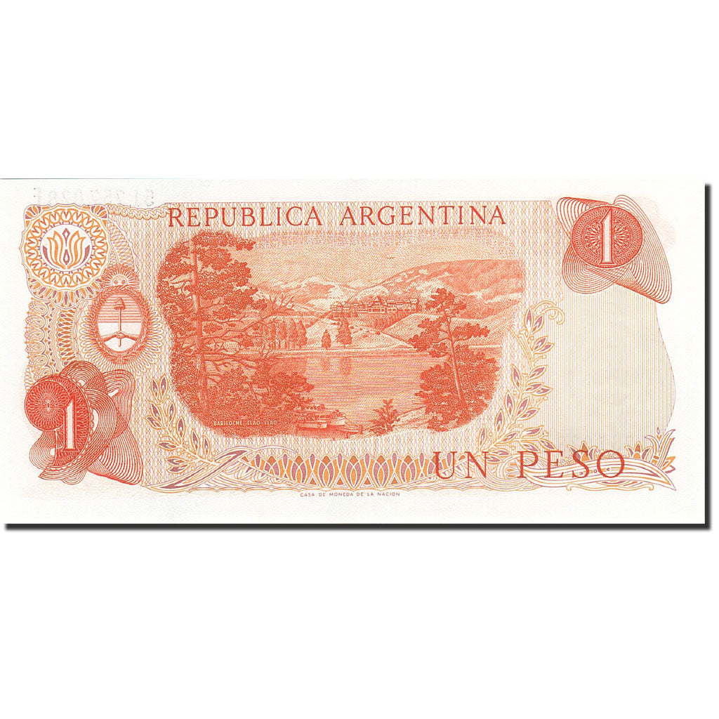 Argentina, 1 Peso, 1970-1973, Undated (1970-1973), KM:287, UNC(65-70)