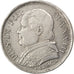 Moneda, Estados italianos, PAPAL STATES, Pius IX, Lira, 1868, Roma, MBC+, Plata