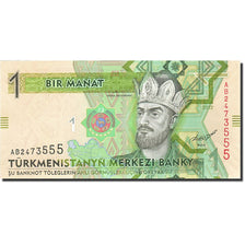 Banknote, Turkmanistan, 1 Manat, 2009, 2012, KM:22b, UNC(65-70)