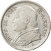 ITALIAN STATES, Lira, 1868, Roma, KM #1387, EF(40-45), Silver, 4.94