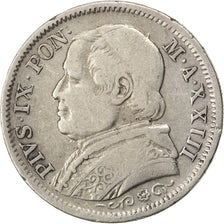 Vatican, Pie IX, 1 Lire 1869 R Rome XXIII , KM 1387