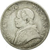 Münze, Italien Staaten, PAPAL STATES, Pius IX, Lira, 1866, Roma, S+, Silber