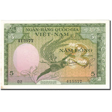 Banknote, South Viet Nam, 5 D<ox>ng, 1955-1956, Undated, KM:2a, UNC(60-62)
