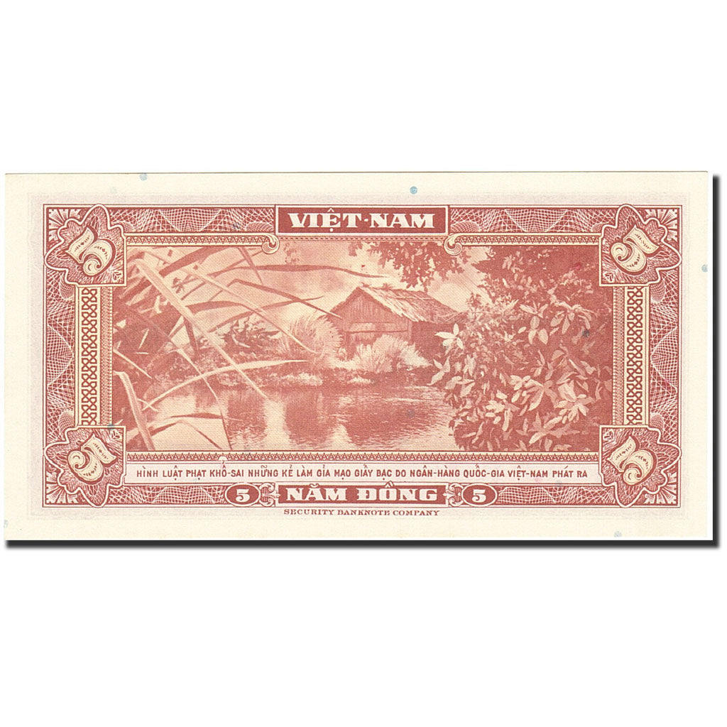 South Viet Nam, 5 Dong, 1955, Undated (1955), KM:13a, UNC(60-62)