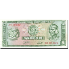 Banknot, Peru, 5 Soles De Oro, 1968, 1968-02-23, KM:92a, UNC(60-62)