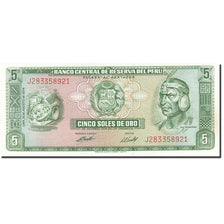 Banknote, Peru, 5 Soles De Oro, 1968, 1968-02-23, KM:92a, UNC(60-62)