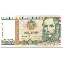 Banknote, Peru, 1000 Intis, 1985-1991, 1988-06-28, KM:136a, UNC(63)