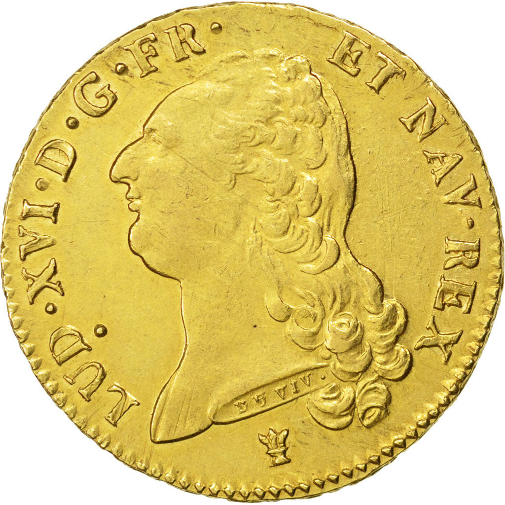 FRANCE, Double louis d'or à la tête nue, 2 Louis D'or, 1786, Limoges, KM #592.7,