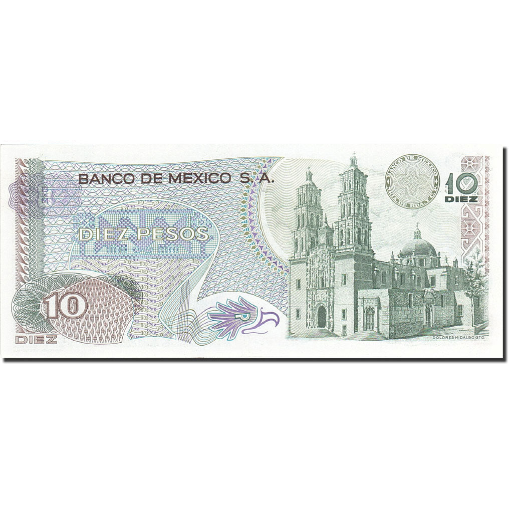 Banknote, Mexico, 10 Pesos, 1969-1974, 1975-05-15, KM:63h, UNC(65-70)