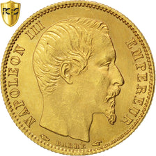 France, Napoleon III, 5 Francs, 1854 A, Or, KM:783, PCGS MS64+