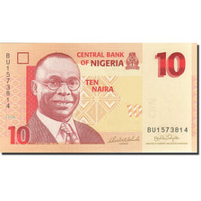 Nigéria, 10 Naira, 2005-2006, 2006, KM:33a, NEUF