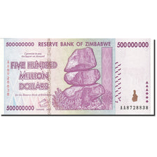 Zimbabwe, 500 Million Dollars, 2008, KM:82, 2008-12-12, UNC(65-70)