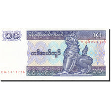 Banknote, Myanmar, 10 Kyats, 1991-1998, 1997, KM:71b, UNC(65-70)