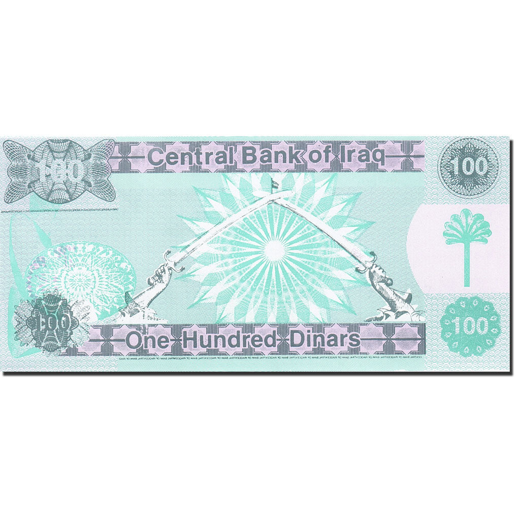 Iraq, 100 Dinars, 1990, 1991, KM:76, UNC(65-70)
