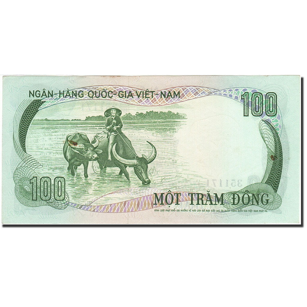 Banknote, South Viet Nam, 100 D<ox>ng, 1972-1975, Undated (1972), KM:31a