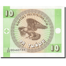 Banconote, Kirghizistan, 10 Tyiyn, 1993, KM:2, Undated (1993), FDS