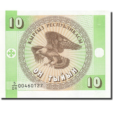Banknote, KYRGYZSTAN, 10 Tyiyn, 1993, Undated (1993), KM:2, UNC(65-70)