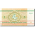 Banknote, Belarus, 3 Rublei, 1992-1996, 1992, KM:3, UNC(65-70)