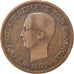 GREECE, 10 Lepta, 1869, Strassburg, KM #43, VF(20-25), Copper, 9.67