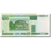 Banknote, Belarus, 100 Rublei, 2000, 2000, KM:26a, UNC(65-70)