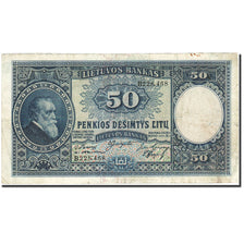 Lithuania, 50 Litu, 1927-1928, 1928-03-31, KM:24a, EF(40-45)