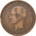 GREECE, 10 Lepta, 1869, Strassburg, KM #43, VF(30-35), Copper, 9.10