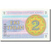 Banconote, Kazakistan, 2 Tyin, 1993-1998, KM:2a, 1993, FDS