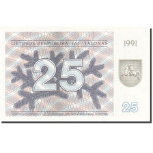 Geldschein, Lithuania, 25 (Talonas), 1991, 1991, KM:36b, UNZ-