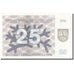 Geldschein, Lithuania, 25 (Talonas), 1991, 1991, KM:36b, UNZ-