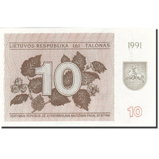 Billet, Lithuania, 10 (Talonas), 1991, 1991, KM:35b, NEUF